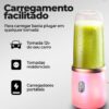 400ML 6 Lâminas Espremedor Elétrico Mini Liquidificador Portátil De Suco De Alimentos Misturador Leite - Image 5