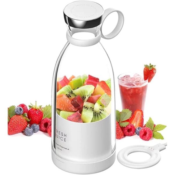 Garrafa Juicer Liquidificador Elétrico Portátil Recarregável COPO 350ml Mixer Shake Misturador - PRONTA ENTREGA