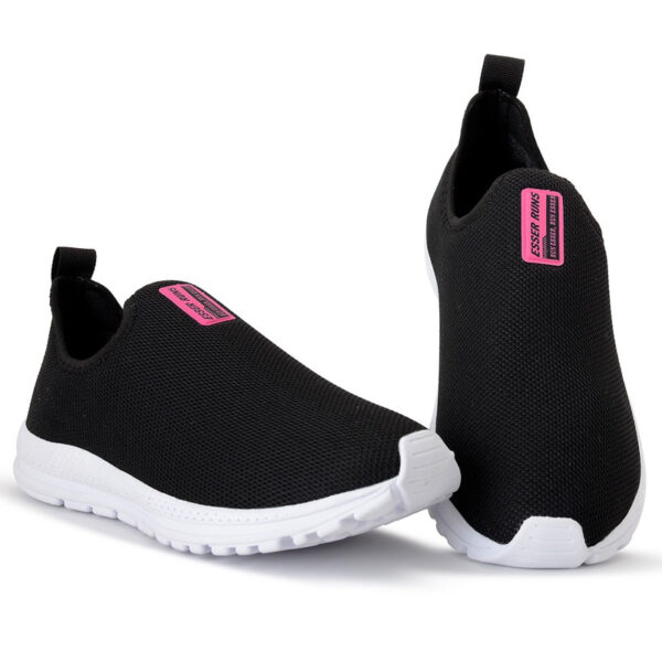 Tênis Meia Feminino Calce Fácil Botinha Ortopédico Esportivo Sneaker Slip On Casual confortável Academia