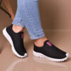 Tênis Meia Feminino Calce Fácil Botinha Ortopédico Esportivo Sneaker Slip On Casual confortável Academia - Image 5