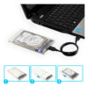 Case para HD Slim Externo Exbom Usb 3.0 Computador Ssd Hdd Sata 2.5 Notebook PC PS4 Transparente - Image 5